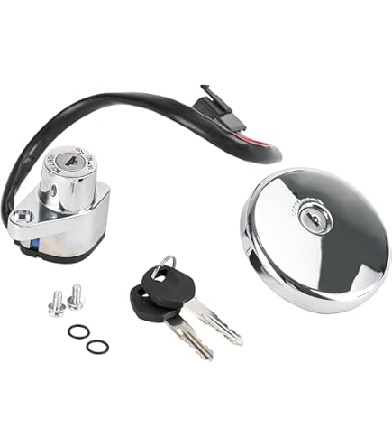 Amazon.com: Frezon Ignition Key Switch Fuel Gas Cap Lock Set Fit